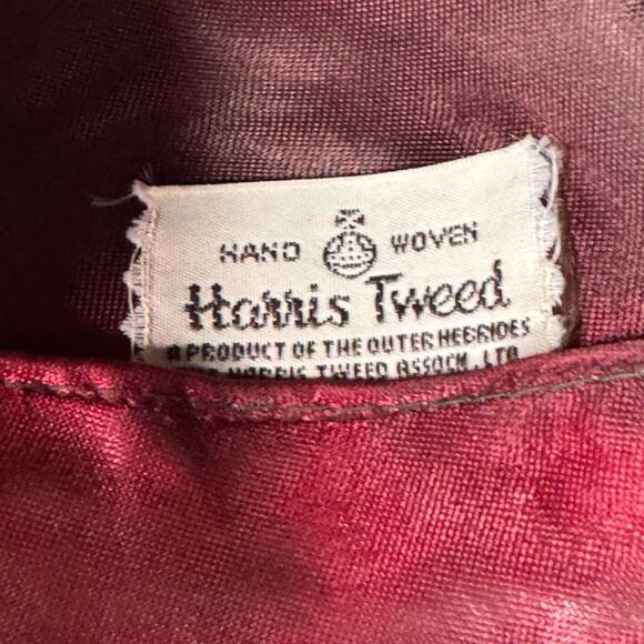 VINTAGE Wool Hat Men's L Handwoven Harris Tweed British‎ Blokecore England Fall - Picture 7 of 11
